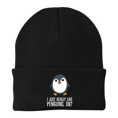 I Just Really Like Penguins Meaningful Gift Beanie