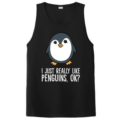 I Just Really Like Penguins Meaningful Gift PosiCharge Competitor Tank