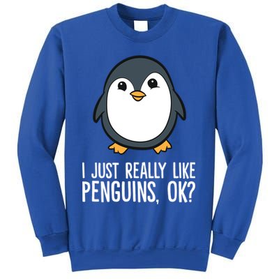 I Just Really Like Penguins Meaningful Gift Sweatshirt