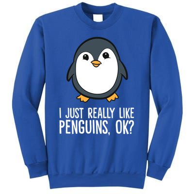 I Just Really Like Penguins Meaningful Gift Sweatshirt