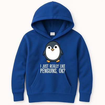 I Just Really Like Penguins Meaningful Gift Kids Hoodie