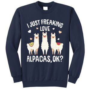 I Just Really Like Alpacas  Alpaca Llama Sweatshirt