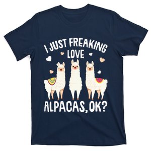 I Just Really Like Alpacas  Alpaca Llama T-Shirt