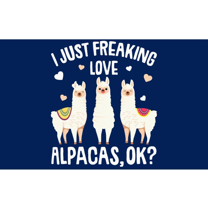 I Just Really Like Alpacas  Alpaca Llama Bumper Sticker