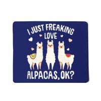 I Just Really Like Alpacas  Alpaca Llama Mousepad