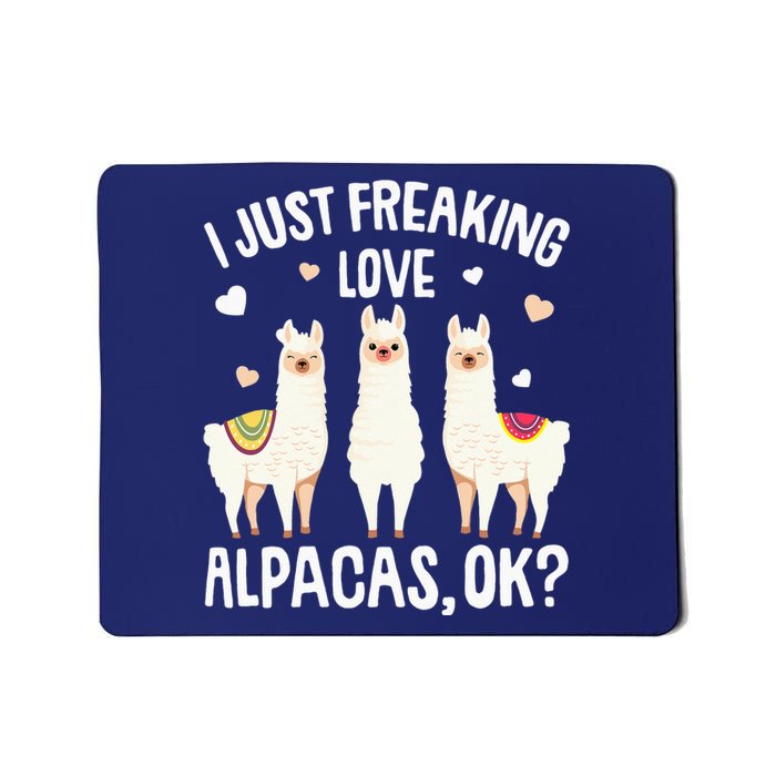 I Just Really Like Alpacas  Alpaca Llama Mousepad