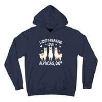 I Just Really Like Alpacas  Alpaca Llama Tall Hoodie