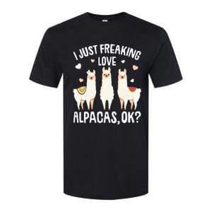 I Just Really Like Alpacas  Alpaca Llama Softstyle CVC T-Shirt