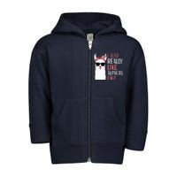 I Just Really Like Alpacas LLama Apparel Toddler Zip Fleece Hoodie