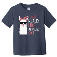 I Just Really Like Alpacas LLama Apparel Toddler T-Shirt