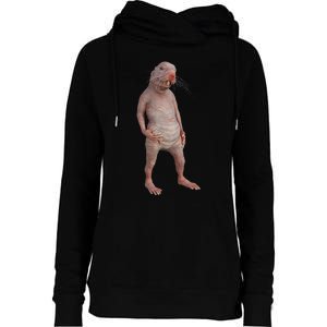 I Just Really Like Naked Moles Ok Funny Naked Mole Rat Womens Funnel Neck Pullover Hood