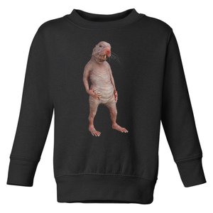 I Just Really Like Naked Moles Ok Funny Naked Mole Rat Toddler Sweatshirt