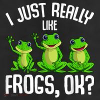 I Just Really Like Frogs 7 Panel Mesh Trucker Snapback Hat