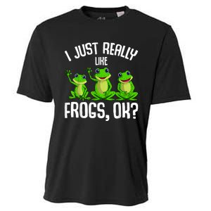 I Just Really Like Frogs Cooling Performance Crew T-Shirt