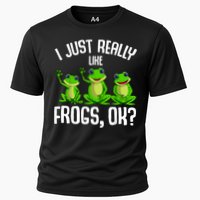 I Just Really Like Frogs Cooling Performance Crew T-Shirt