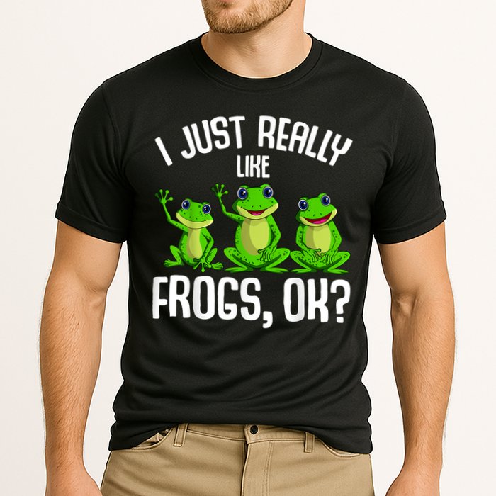 I Just Really Like Frogs Cooling Performance Crew T-Shirt