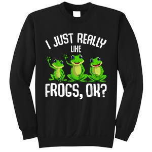 I Just Really Like Frogs Sweatshirt