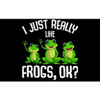 I Just Really Like Frogs Bumper Sticker