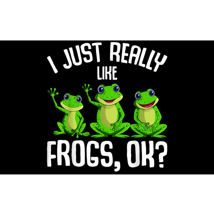 I Just Really Like Frogs Bumper Sticker