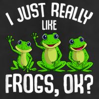 I Just Really Like Frogs Adult Drive Performance Visor