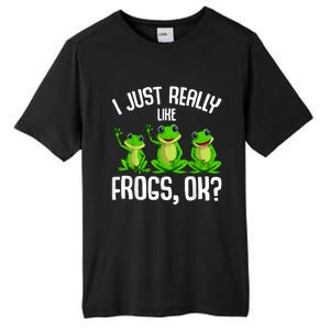 I Just Really Like Frogs Tall Fusion ChromaSoft Performance T-Shirt