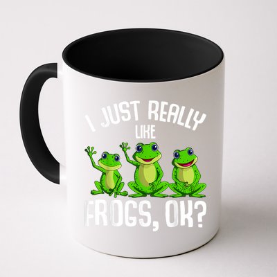 I Just Really Like Frogs Mug