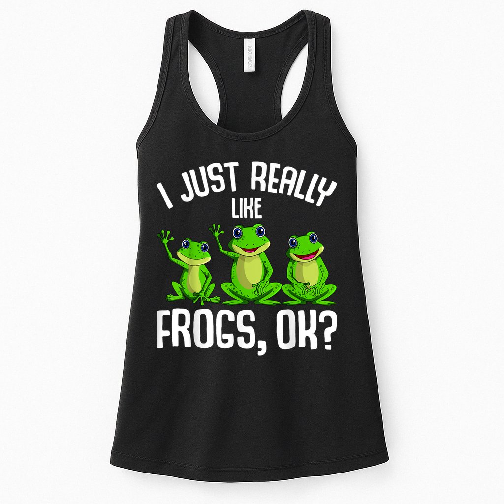 I Just Really Like Frogs Womens Tank Top