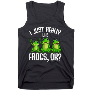 I Just Really Like Frogs Tank Top