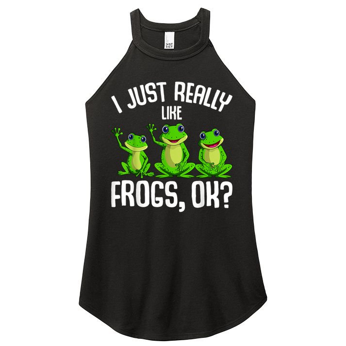 I Just Really Like Frogs Women's Perfect Tri Rocker Tank