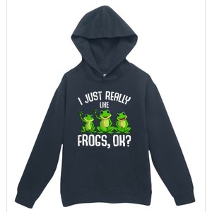 I Just Really Like Frogs Urban Pullover Hoodie