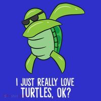 I Just Really Love Turtles Ok? Dabbing Turtle Gift 16 in Basic Backpack