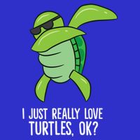 I Just Really Love Turtles Ok? Dabbing Turtle Gift Kids Hoodie