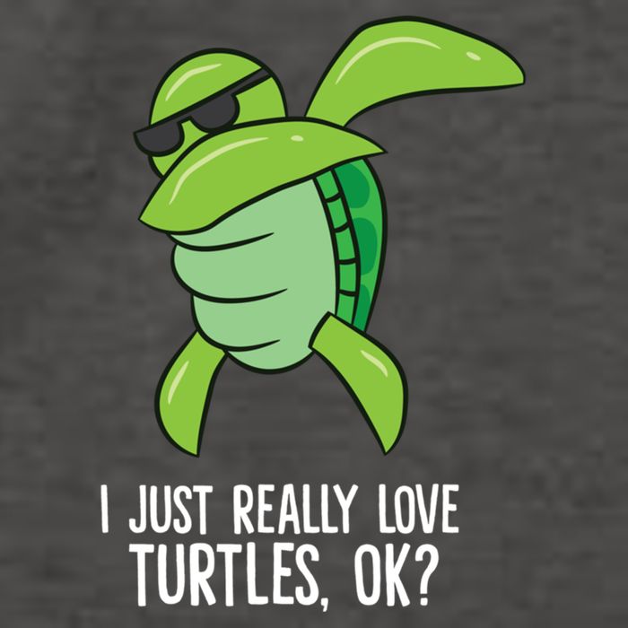 I Just Really Love Turtles Ok? Dabbing Turtle Gift Vector Backpack