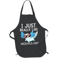 I Just Really Like Axolotls Ok Kawaii Axolotl Apron