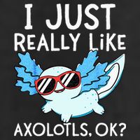 I Just Really Like Axolotls Ok Kawaii Axolotl 25L Jumbo Tote