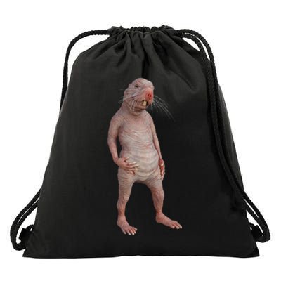 I Just Really Like Naked Moles Ok Funny Naked Mole Rat Drawstring Bag