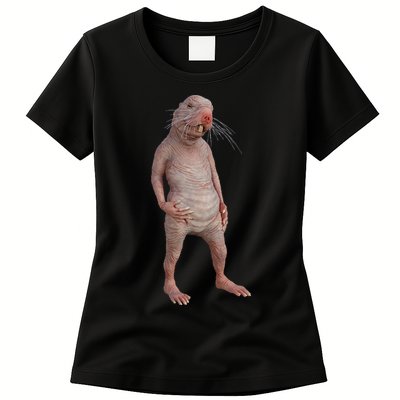 I Just Really Like Naked Moles Ok Funny Naked Mole Rat Womens T-Shirt