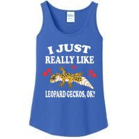 I Just Really Like Leopard Geckos Lizard Lover Gift Ladies Essential Tank