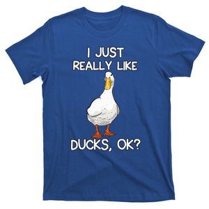 I Just Really Like Ducks Lover Gifts Duck Owner Gift T-Shirt