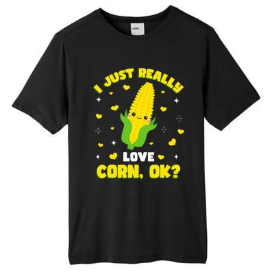 I Just Really Love Corn Tall Fusion ChromaSoft Performance T-Shirt