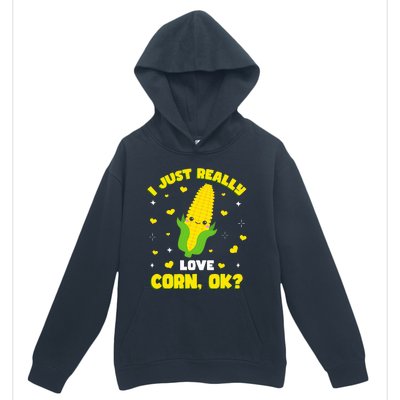 I Just Really Love Corn Urban Pullover Hoodie