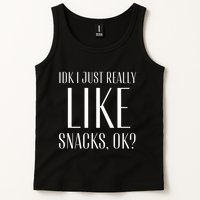 I Just Really Like Snacks Funny Tank Top