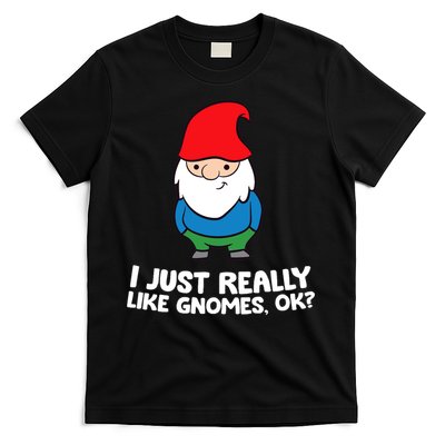 I Just Really Like Gnomes, Ok? Garden Gnome Premium T-Shirt
