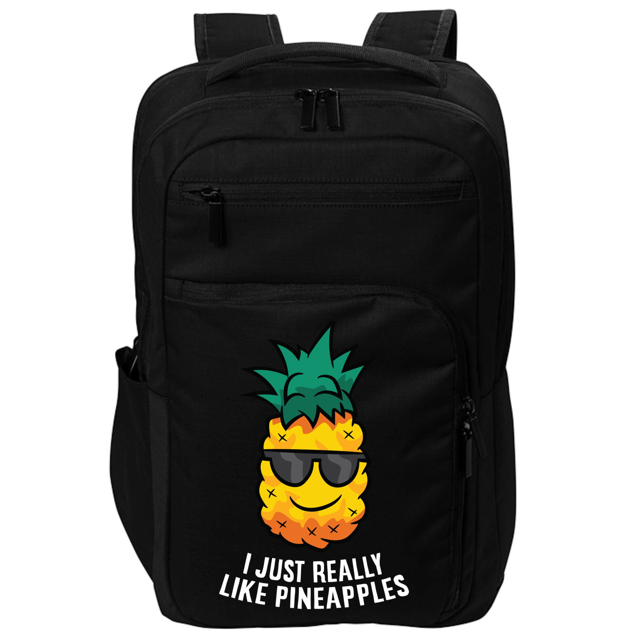I Just Really Like Pineapples Cute Pineapple Summer Funny Gift Impact Tech Backpack