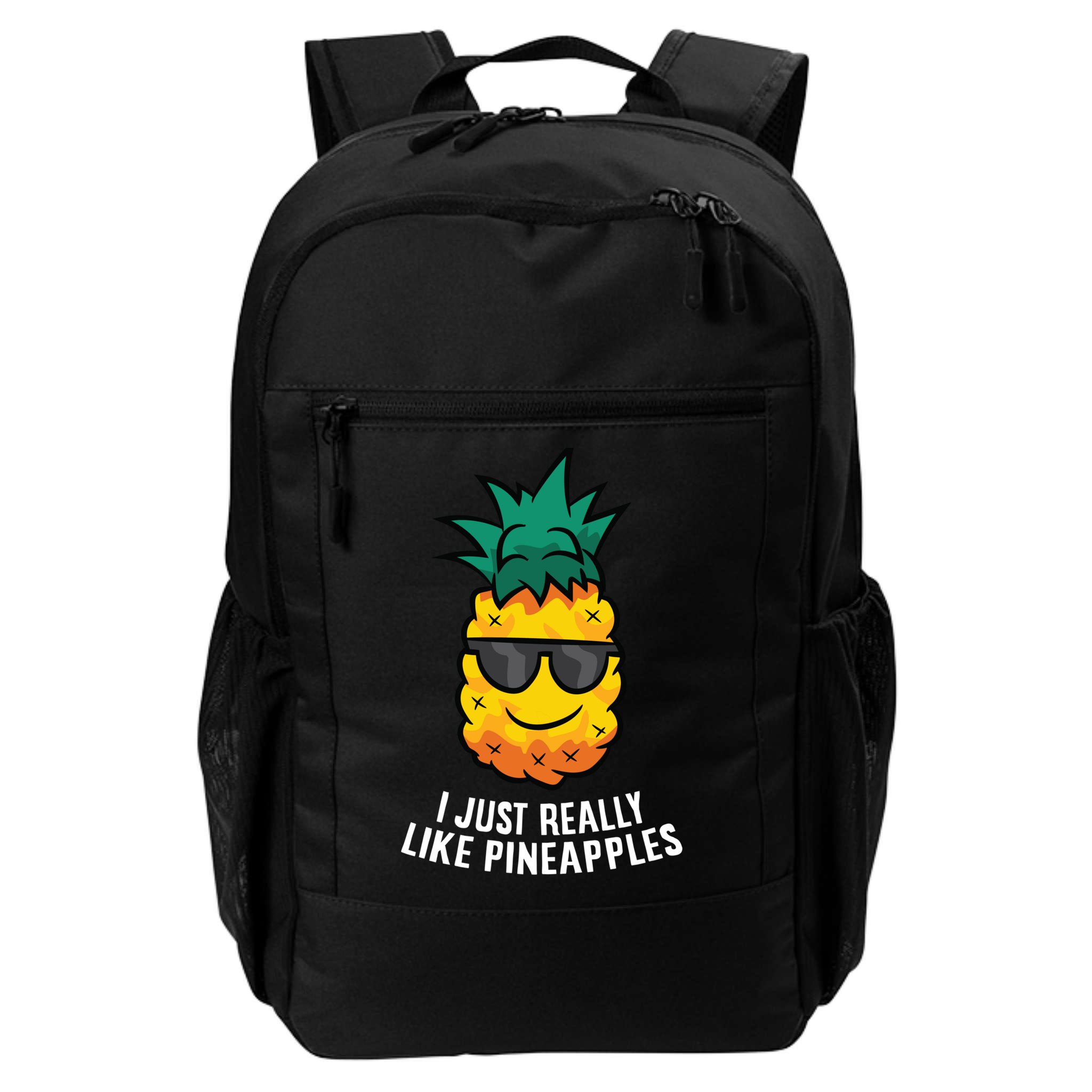 I Just Really Like Pineapples Cute Pineapple Summer Funny Gift Backpack