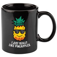 I Just Really Like Pineapples Cute Pineapple Summer Funny Gift 11oz C Handle Ceramic Mug