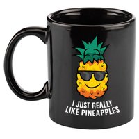 I Just Really Like Pineapples Cute Pineapple Summer Funny Gift 11oz C Handle Ceramic Mug