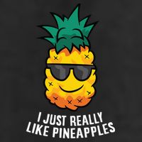I Just Really Like Pineapples Cute Pineapple Summer Funny Gift 25L Jumbo Tote