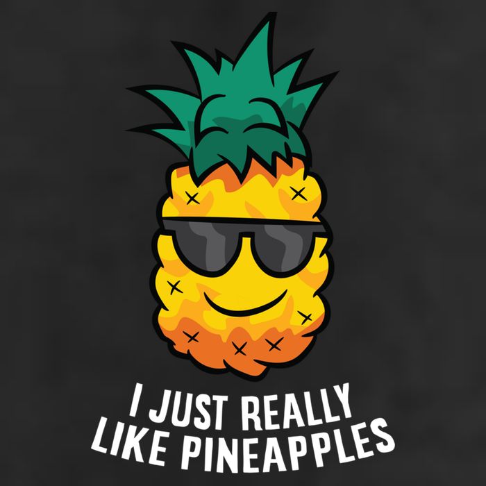 I Just Really Like Pineapples Cute Pineapple Summer Funny Gift 25L Jumbo Tote