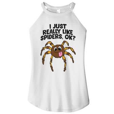 I Just Really Like Spiders Ok Love Spiders Women's Perfect Tri Rocker Tank